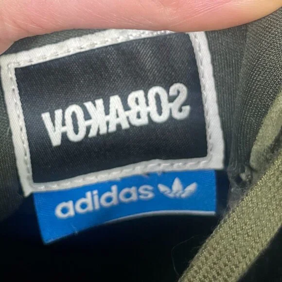 Adidas Sobakov 'Raw Khaki Cargo' in a suede upper with a rubber outsole Size 10 - Picture 6 of 9